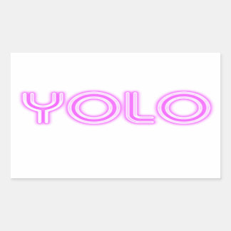 PEGATINA RECTANGULAR YOLO