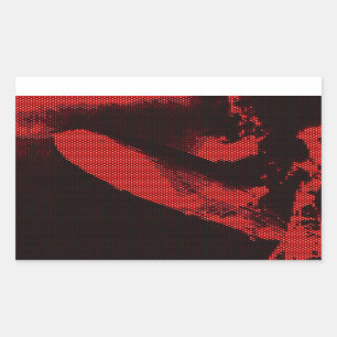 Pegatina Rectangular Zepelín del diodo electroluminoso