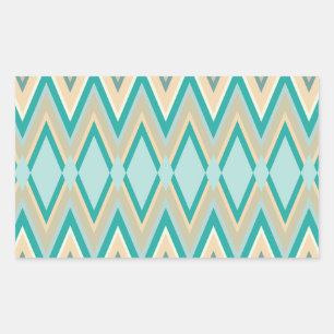Pegatina Rectangular zigzag-phones diagonal
