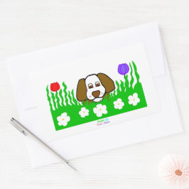 Pegatina Rectángulo de Pup N Play