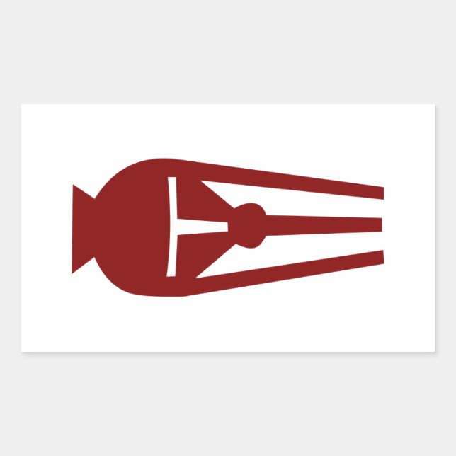 Pegatina Rectángulo del Turible (Anverso)