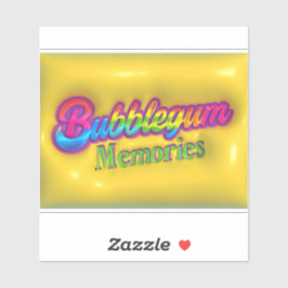 Pegatina Recuerdos de Bubblegum