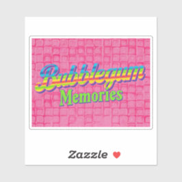 Pegatina Recuerdos de Bubblegum