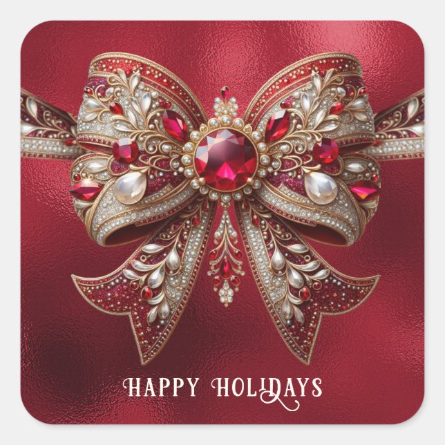 Pegatina Red Bow (Anverso)