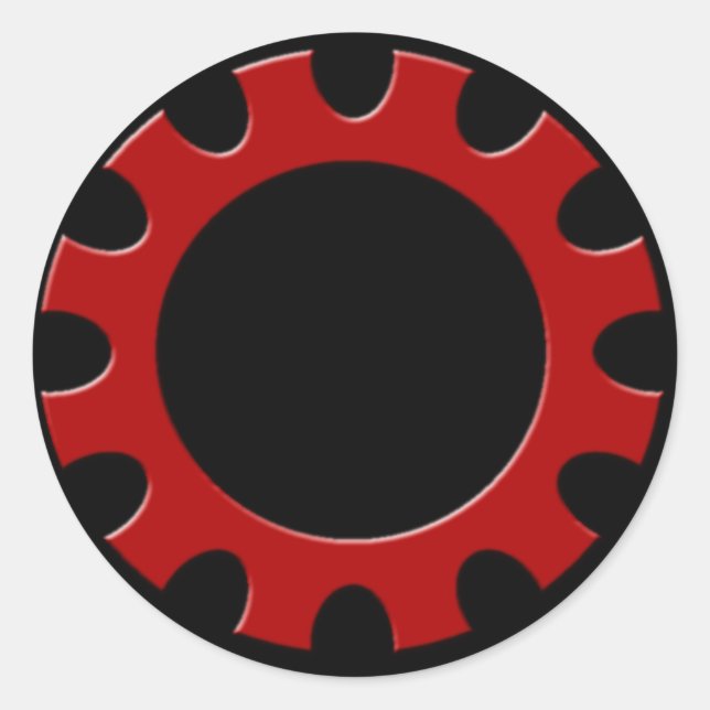 Pegatina Red Cog (Anverso)