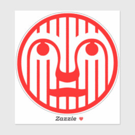 Pegatina Red Face Modern 4Matt