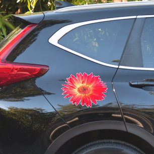 Pegatina Red Gerbera Daisy
