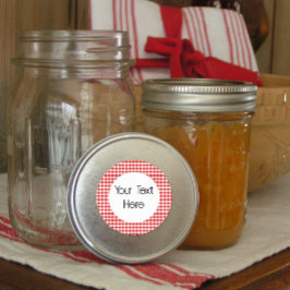 Pegatina Red Gingham