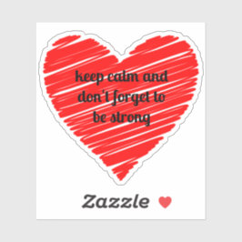 Pegatina Red Happy heart romance graphic