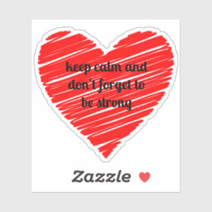 Pegatina Red Happy heart romance graphic