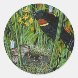 Pegatina "Red wing Blackbird"