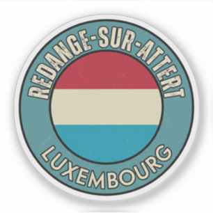 Pegatina Redange-sur-Attert, Luxemburgo