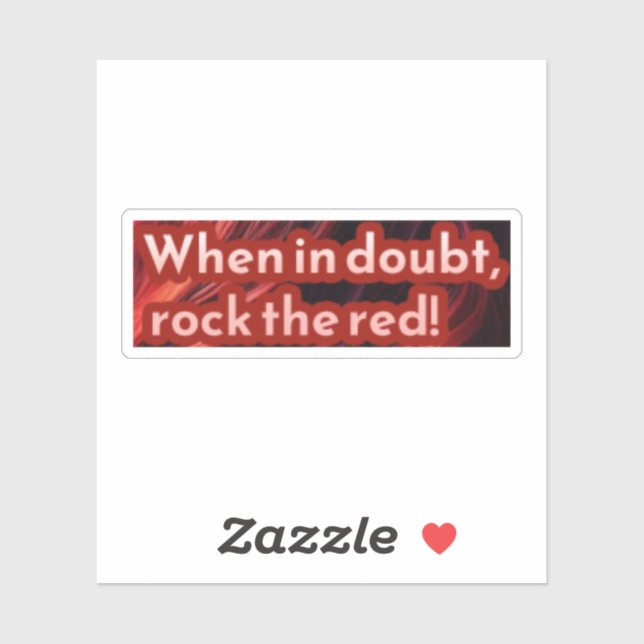 Pegatina Redhead 4 (Hoja)