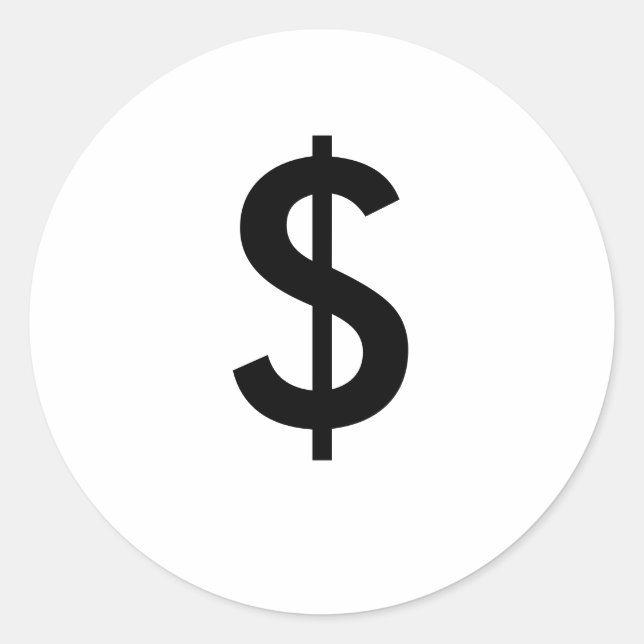 PEGATINA REDONDA $ (Anverso)