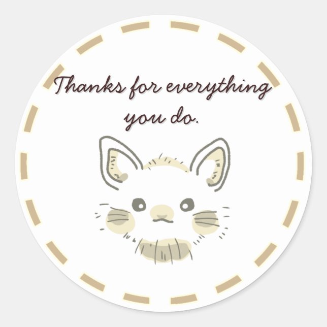 PEGATINA REDONDA 春を感じるネザーランドドワーフうさぎ (Anverso)