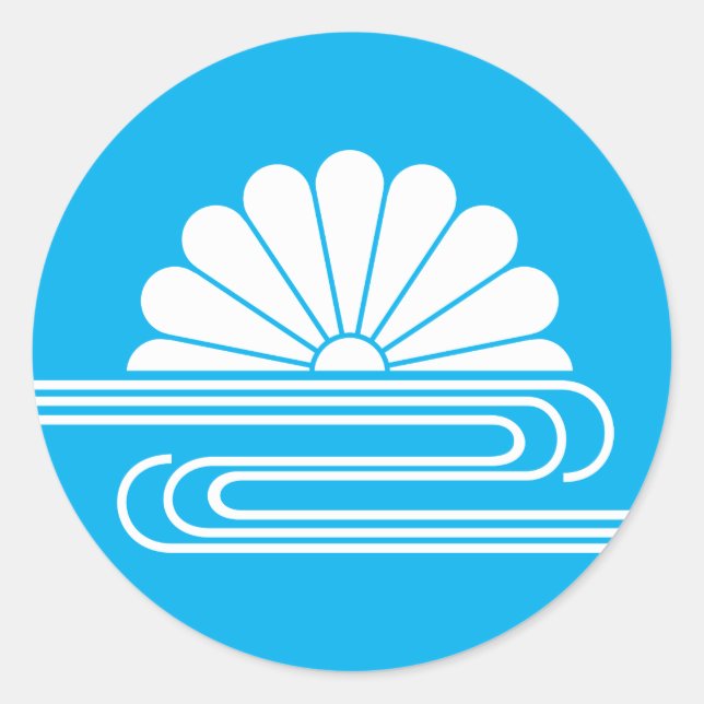 PEGATINA REDONDA 菊水 ラウンドシール (Anverso)