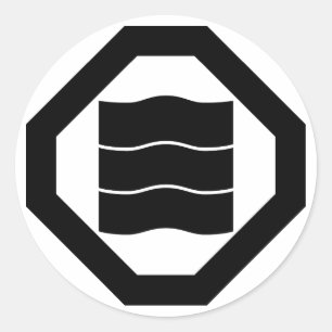 PEGATINA REDONDA 隅 切 り 角 に り 揺