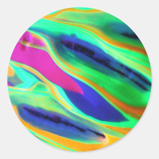 Pegatina Redonda #06 TLuv.Design© Serie Phantasmagoria (Anverso)