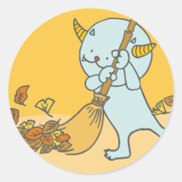 PEGATINA REDONDA 10月モンスターシール。