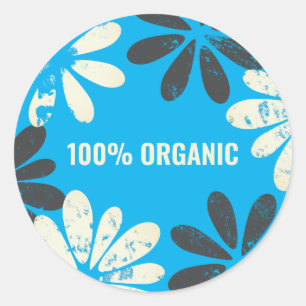 Pegatina Redonda 100% Orgánico