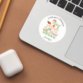 Pegatina Redonda 100th year celebration black history nurse