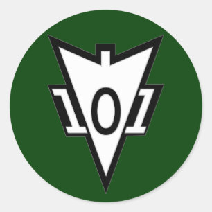 Pegatina Redonda 101ª División Aérea Recondo parche de bolsillo 2