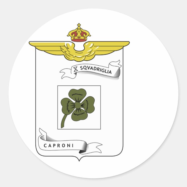 Pegatina Redonda 10.a Escuadrilia (Anverso)