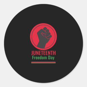 Pegatina Redonda 11 de junio Día de la Libertad