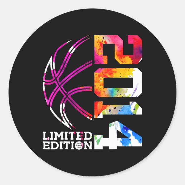 Pegatina Redonda 11th Birthday Sketll Limited Edition 2014 1  (Anverso)