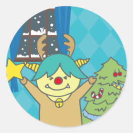 PEGATINA REDONDA 12月モンスターシール
