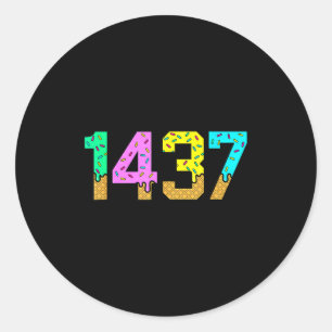 Pegatina Redonda 1437 Te Amo Por Siempre Meme Helado Dulce Valen