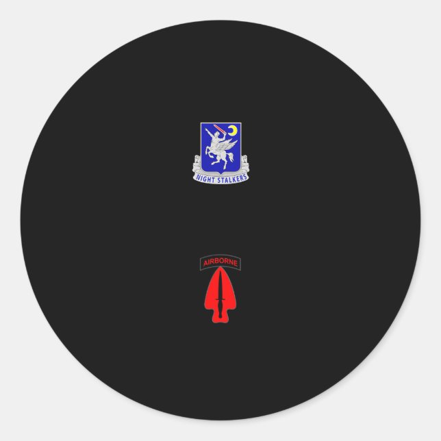 Pegatina Redonda 160.º Ataque Nocturno (Anverso)