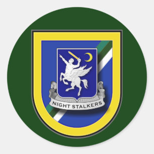 Pegatina Redonda 160a aviación - operaciones especiales - 1