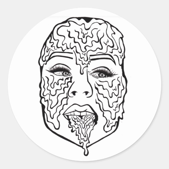 Pegatina Redonda 16 velas (Anverso)