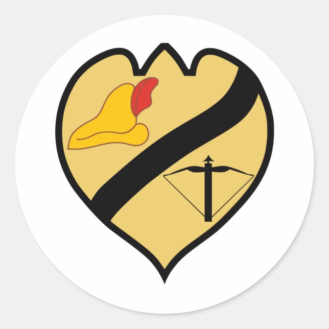 Pegatina Redonda 173.ª Robindios AHC (Anverso)