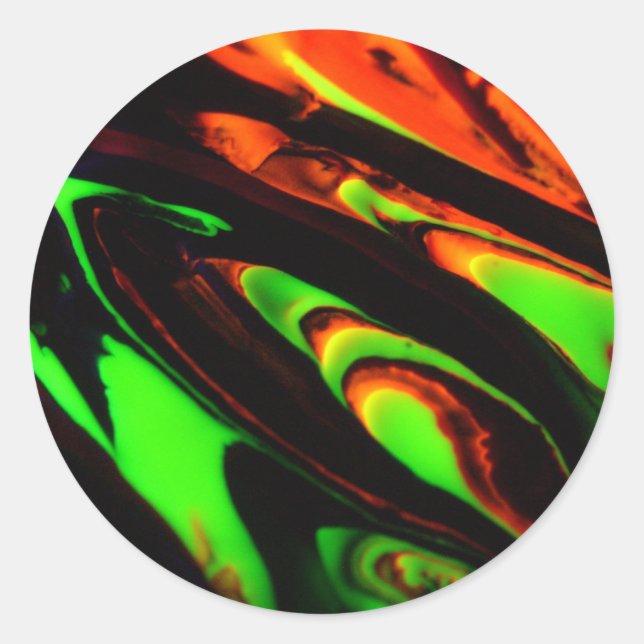 Pegatina Redonda #17 TLuv.Design© Serie Phantasmagoria (Anverso)