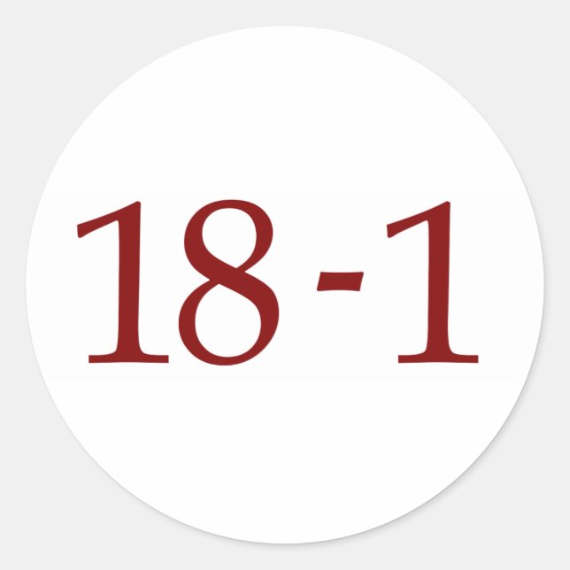 PEGATINA REDONDA 18-1 (Anverso)