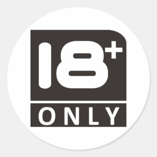 Pegatina Redonda 18 dieciocho