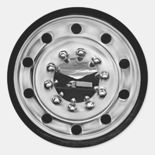 Pegatina Redonda 18 Wheelin'