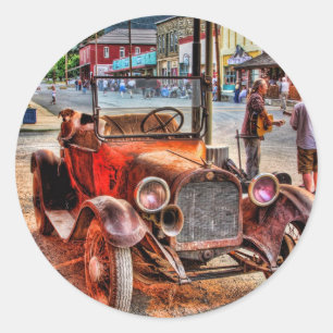 PEGATINA REDONDA 1915 DODGE