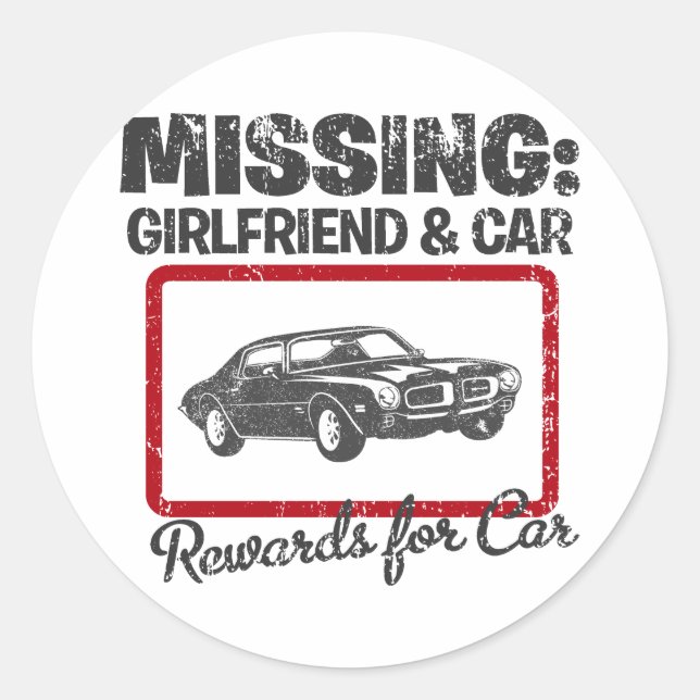 Pegatina Redonda 1970 Pontiac Firebird 400 Ram Air (Anverso)