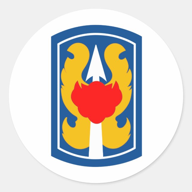 Pegatina Redonda 199.ª Brigada de Infantería Ligera (Anverso)