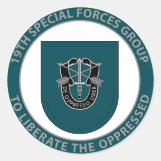 Pegatina Redonda 19.º Grupo de Fuerzas Especiales