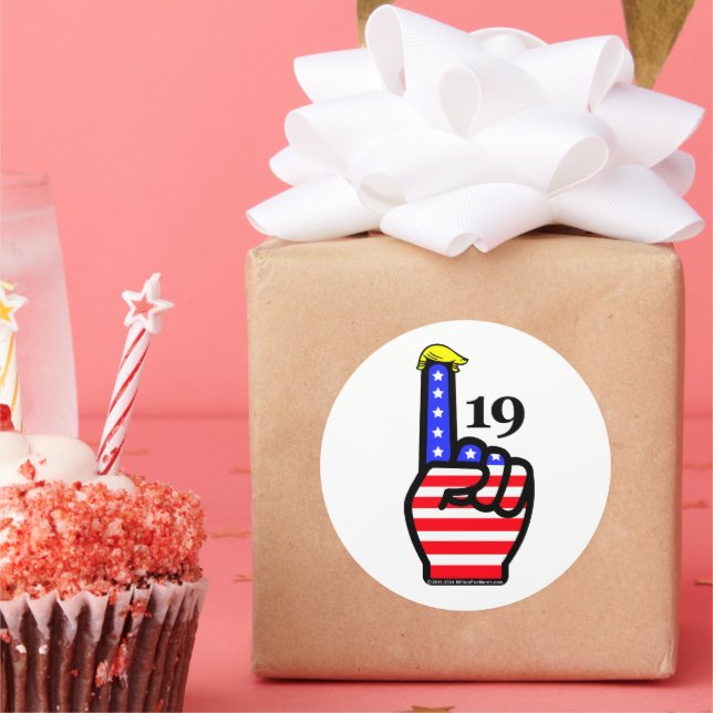 Pegatina Redonda 19: Pegatinas (Fiesta)