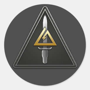 Pegatina Redonda 1.ᵉʳ destacamento operativo de las fuerzas especia