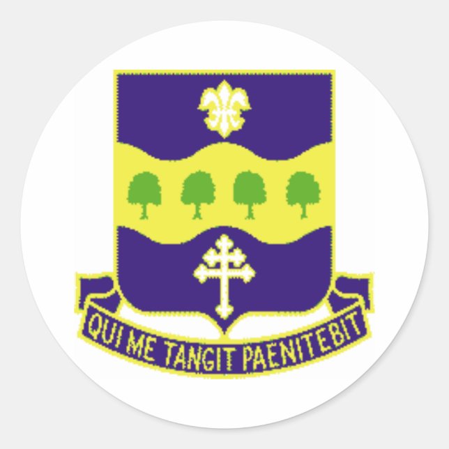 PEGATINA REDONDA 1/315º RÉGIMEN DE INFANTERÍA (Anverso)