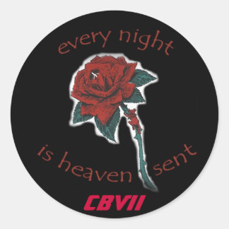 Pegatina Redonda 1.5in Shelby rosa (20 de ellos) - Cus... - Persona