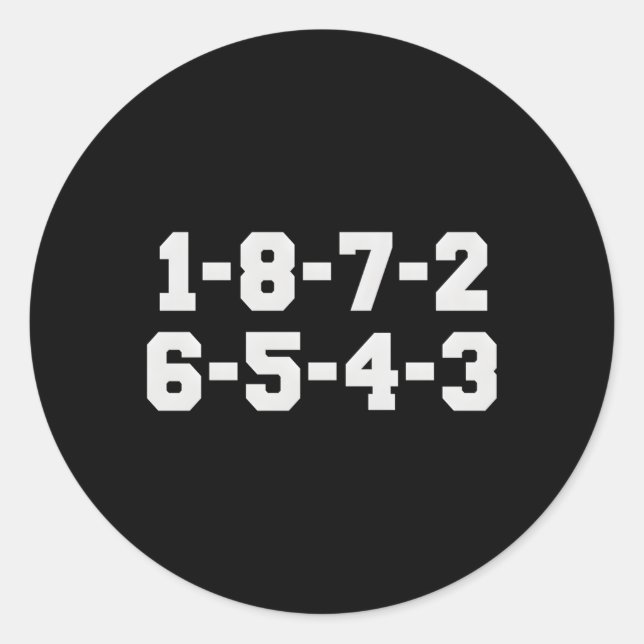 PEGATINA REDONDA 1-8-7-2-6-5-4-3 (Anverso)