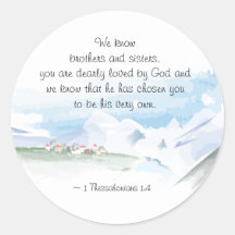 1 Tesalónica 1:4 Dios te ama pronto