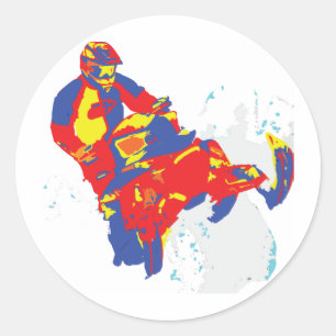 Pegatina Redonda 1wARHOL-sLEDS-2